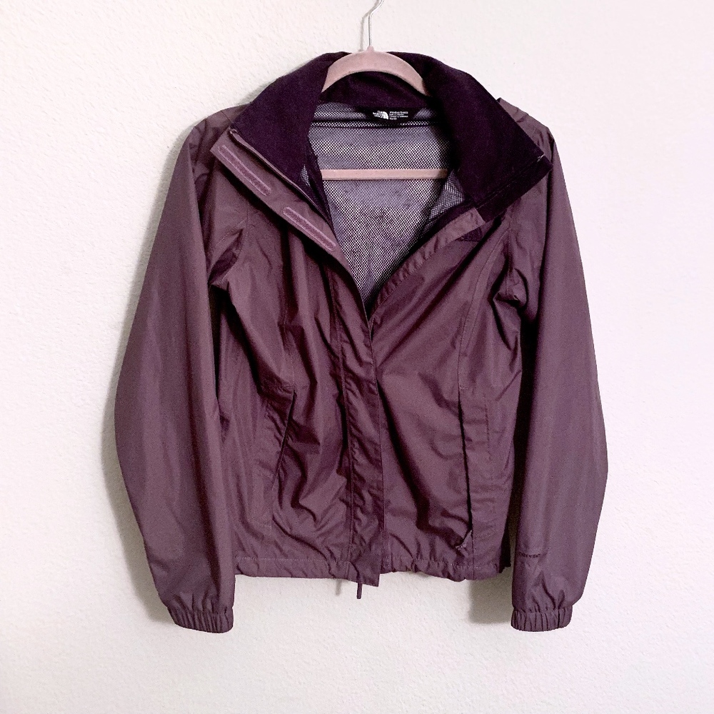 (SOLD!) North Face Rain Jacket (Eggplant Purple)